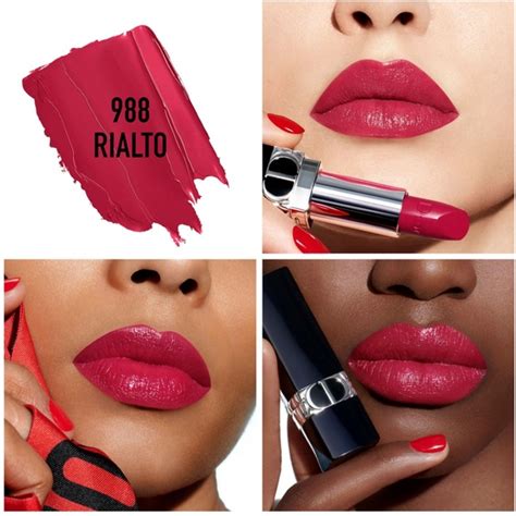 Dior Rialto (988) Rouge Dior Lip Color Product Info 